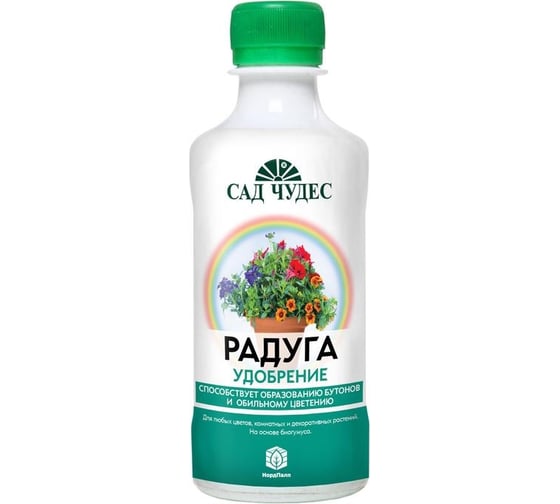 Изображение товара Универсальное удобрение ООО Комус Радуга 0,5л цветочное на основе биогумуса 1372518