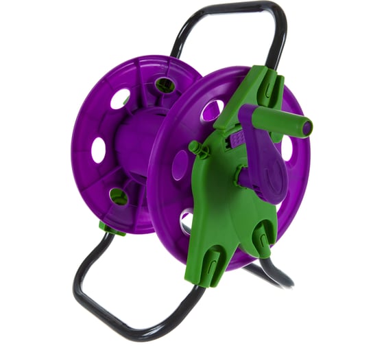 Изображение товара Катушка для шланга на подставке DON GAZON складная ручка, поворотный адаптер 1/5 096-3401 42309