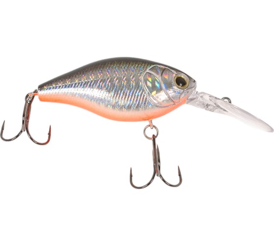 Изображение товара Воблер Strike Pro Крэнк Cranky-X Deep 60, цвет: A70-713 Black Silver OB EG-168L#A70-713