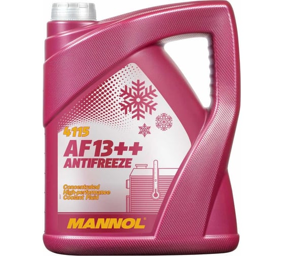 Изображение товара Антифриз MANNOL фиолетовый ANTIFREEZE AF13++, 5 л, концентрат 41155