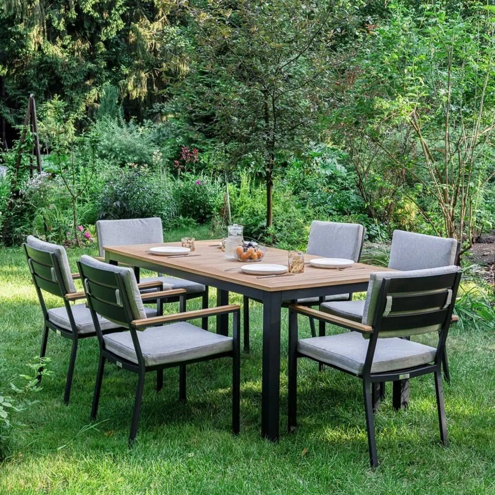 Изображение товара Обеденный комплект Royal Family OSCAR для дачи со столешницей из поливуда