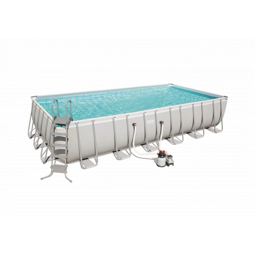 Каркасный прямоугольный бассейн BestWay бассейн каркасный прямоугольный bestway 56441 bw 404х201х100 см