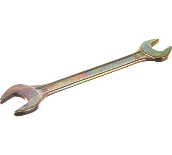 Изображение товара Гаечный рожковый ключ желтый цинк REXANT 13х17 мм 12-5828-2