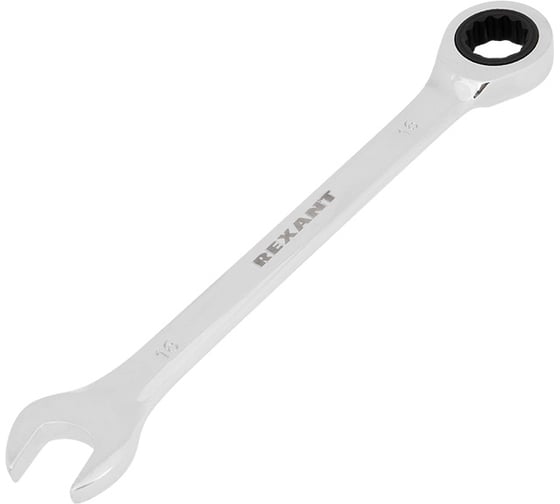 Изображение товара Комбинированный трещоточный ключ REXANT 16 мм 12-5811-1
