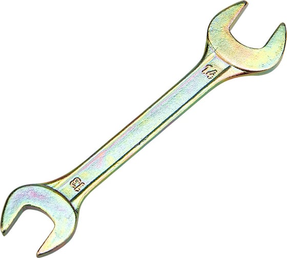 Изображение товара Гаечный рожковый ключ желтый цинк REXANT 13х14 мм 12-5827-2