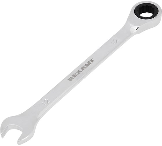 Изображение товара Комбинированный трещоточный ключ REXANT 12 мм 12-5807-1