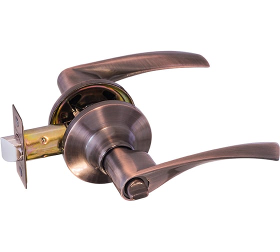 Изображение товара Межкомнатная защелка ISPARUS ISP ЗВ2-03 стар. медь, фикс. 16778