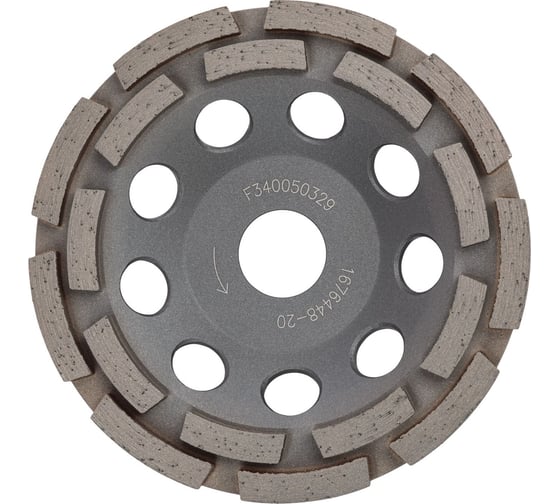 Изображение товара Чашка алмазная двухрядная DGS-W 125D-22.23H "Double Row" Elsilber EL-RY125DR