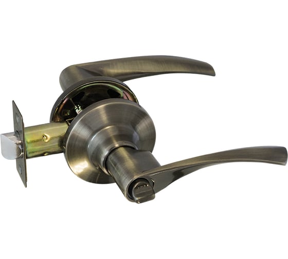 Изображение товара Межкомнатная защелка ISPARUS ISP ЗВ2-03 стар. бронза, фикс. 16777