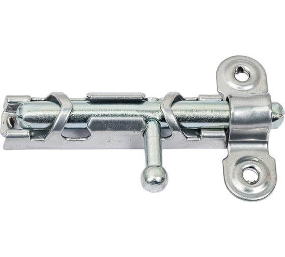 Изображение товара Накладная задвижка Tech-Krep ЗТ 1 64х14,5 круглый ригель D14 мм, L74 мм хром 145106