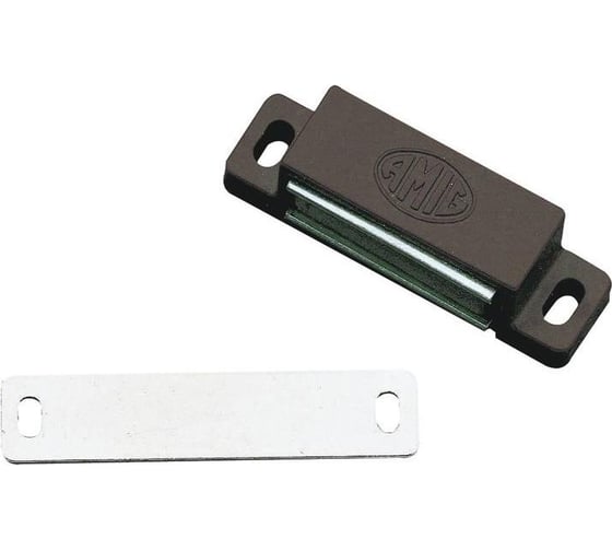 Изображение товара Магнитная защелка Tech-Krep/Zitar 2 кг одинарная с ответной планкой, коричневый пакет Tech Kre 112595