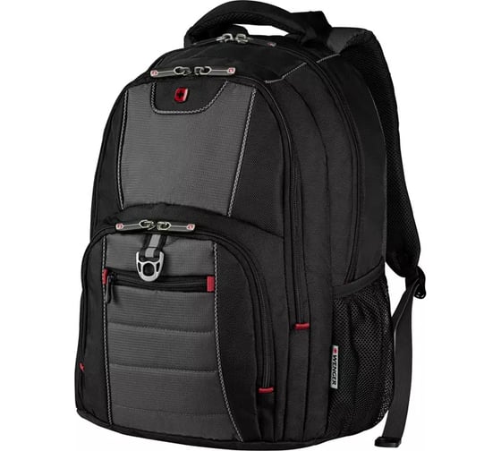 Изображение товара Рюкзак Wenger 16", черный/серый, полиэстер, 38х25х48 см, 25 л 600633