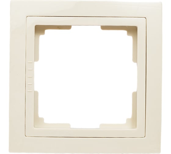 Изображение товара Рамка Smartbuy 1-местная пластик бежевая Нептун SBE-05i-Plastic-FR-1