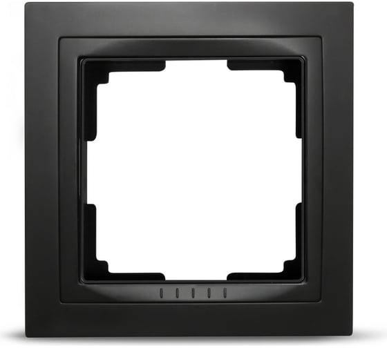 Изображение товара Рамка Smartbuy 1-местная пластик черная Нептун SBE-05b-Plastic-FR-1