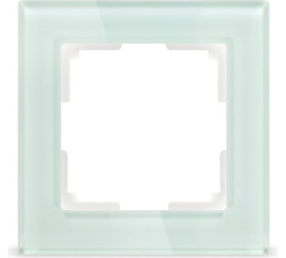 Изображение товара Рамка Smartbuy 1-местная стекло бежевая Нептун SBE-05i-Glass-FR-1