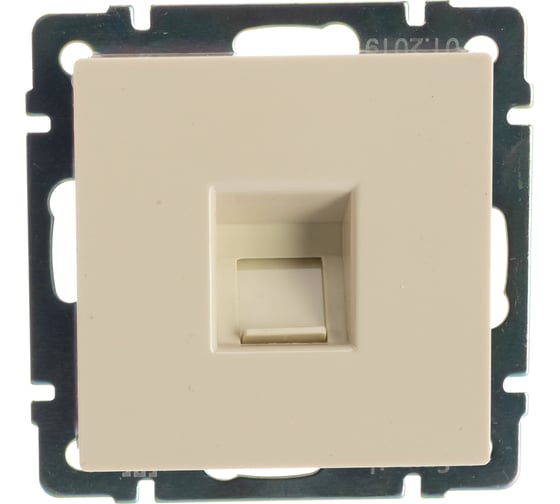 Изображение товара Компьютерная розетка Smartbuy RJ45 бежевая Нептун SBE-05i-S1-RJ