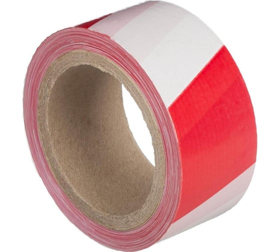 Изображение товара Оградительная лента ООО Комус красно-белая, 50 мм, 250 м, 6 шт. в упаковке 1836650