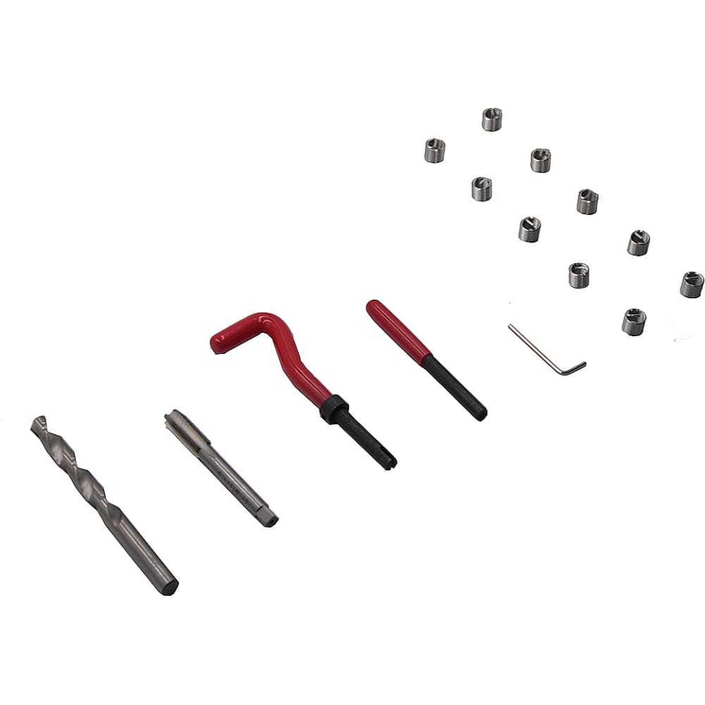 Набор инструментов для восстановления резьбы Car-tool герметик фиксатор резьбы airline