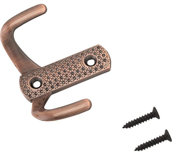 Изображение товара Крючок-вешалка СТАНДАРТ 011 B AC медь ЕВРОПАКЕТ 10205