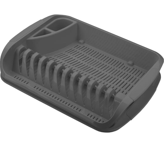 Изображение товара Сушилка для посуды Phibo 395x295x80 мм, серый 431225311