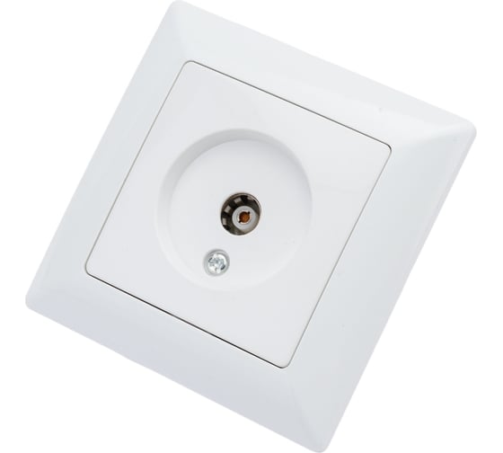 Изображение товара Розетка TV Intro 430101 одиночная, СУ, Solo, белый Б0043368