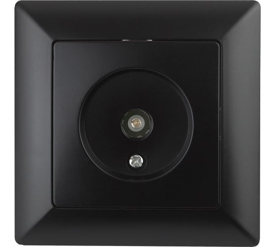 Изображение товара Розетка TV Intro 430105 одиночная, СУ, Solo, антрацит Б0043372