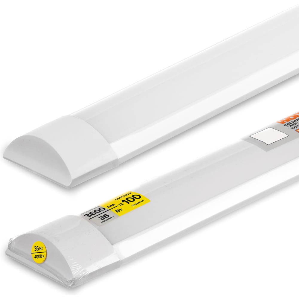 Изображение товара Светодиодный линейный светильник Wolta 36 Вт 4000К IP40 для внутреннего освещения