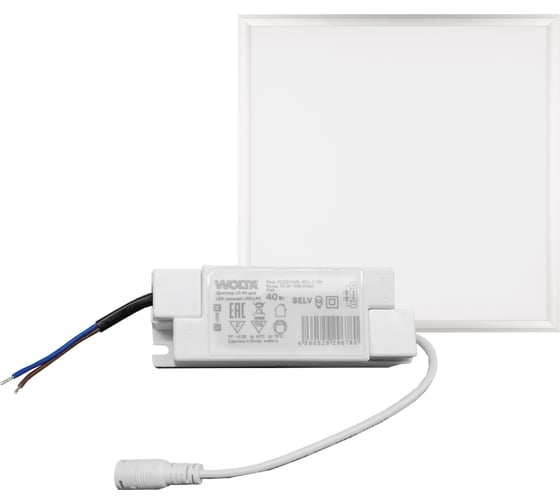 Изображение товара Драйвер Wolta 40 Вт (ЭПРА) для ультратонких панелей LPD/LPC Драйвер LD-40