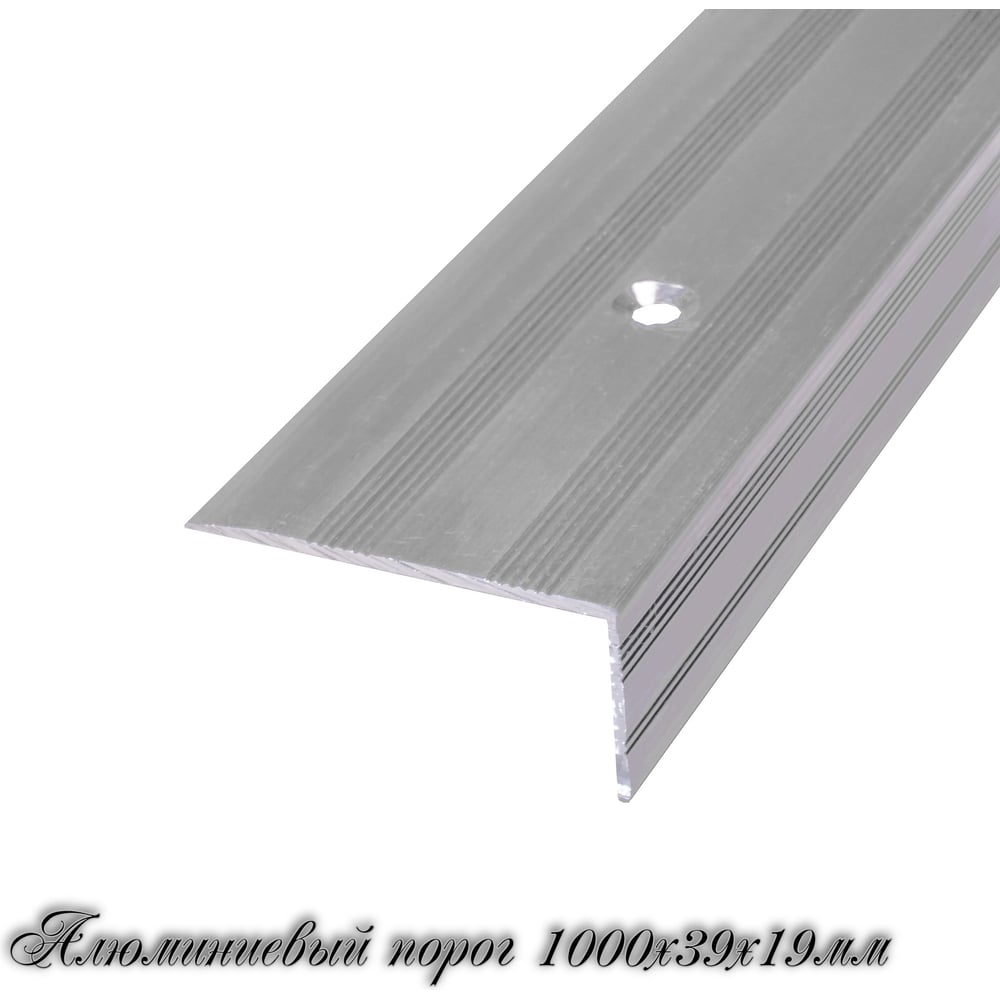 Изображение товара Порог-угол Трибатрон Ал-239 1 м алюминий серый внешний угол для ремонта