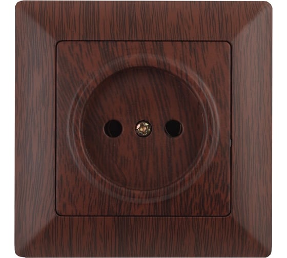 Изображение товара Розетка Intro 420110 2P, 16А, 250В, СУ, Solo, венге Б0043310