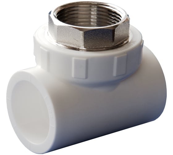 Изображение товара Тройник с внутренней резьбой Политэк ПП 40х1 1/4 9500004014