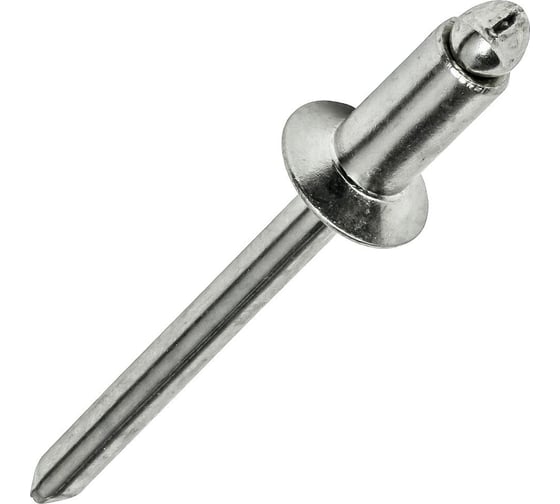 Изображение товара Вытяжная заклепка STEELREX алюминий - сталь, 4,0x6 мм, 100 шт. 0801040006B500010064