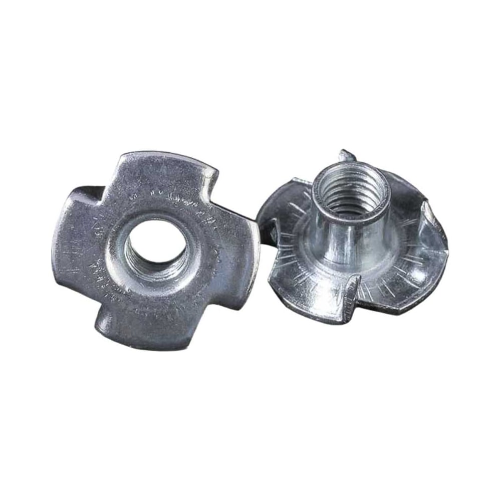 Изображение товара Мебельная (усовая) гайка STEELREX DIN 1624, цинк, М8x10x22 мм, 30 шт. 0223008000B500003064