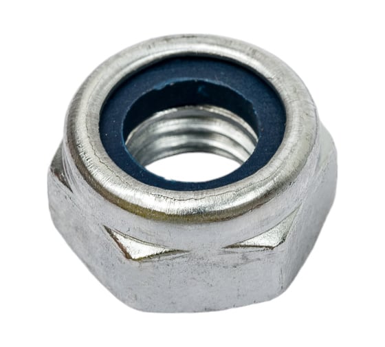 Изображение товара Гайка с нейлоновой вставкой STEELREX DIN 985, цинк, М10, 40 шт. 0219010000B500004064