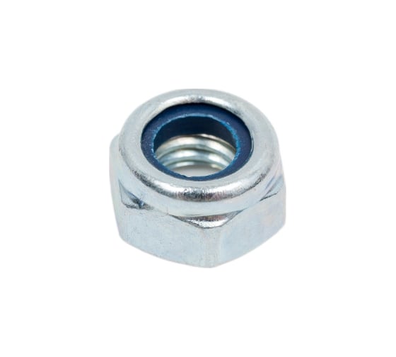 Изображение товара Гайка с нейлоновой вставкой STEELREX DIN 985, цинк, М12, 25 шт. 0219012000B500002564