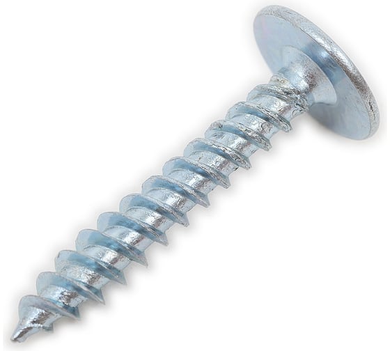 Изображение товара Саморез STEELREX полусфера с прессшайбой, острый, цинк, 4,2x25 мм, 200 шт. 0117042025B400020032