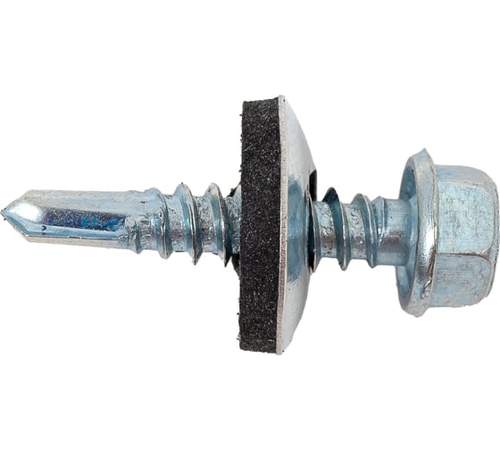 Изображение товара Саморез для крепления кровли STEELREX сверло, цинк 5,5x25 мм, 60 шт. 0119055025B400006032