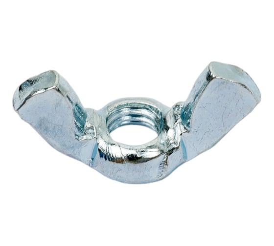 Изображение товара Барашковая гайка STEELREX DIN 315, цинк, М6, 100 шт. 0221006000B400010064