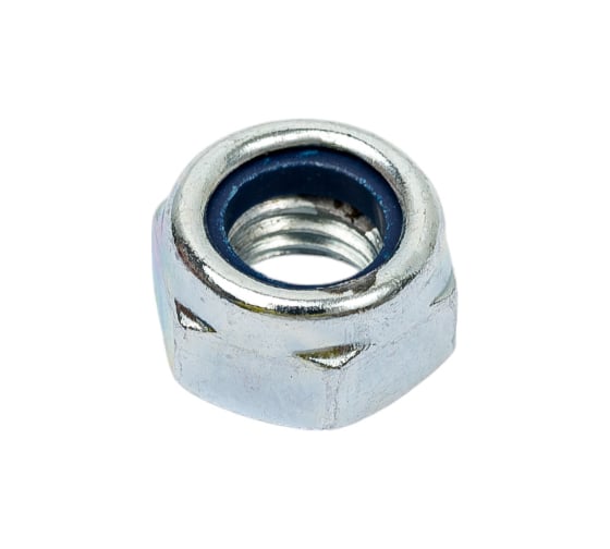 Изображение товара Гайка с нейлоновой вставкой STEELREX DIN 985, цинк, М8, 100 шт. 0219008000B400010032