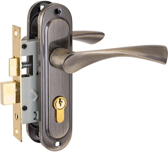 Изображение товара Врезной замок Стандарт с/руч 103/50 AB старая бронза 4 843