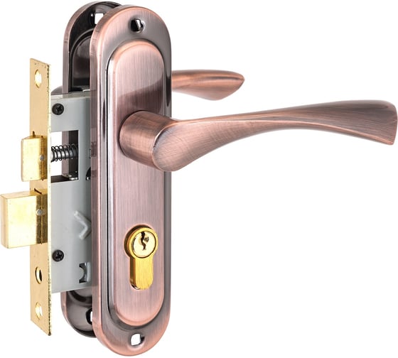 Изображение товара Врезной замок Стандарт с/руч 103/50 AC старая медь 4 844