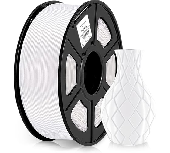 Изображение товара Пластик для принтера CACTUS 3D CS-3D-PETG-1KG-WHITE PETG, диаметр 1.75 мм, 1кг L1м 1974197