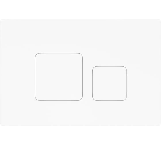 Изображение товара Клавиша смыва Teymi Kati двойной смыв, белый матовый T70021WM ЦБ-00268267