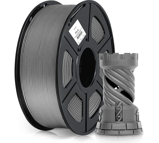 Изображение товара Пластик для принтера CACTUS 3D CS-3D-PLA-1KG-GREY PLA, диаметр 1.75 мм, 1 кг, 1 цв. 1974204
