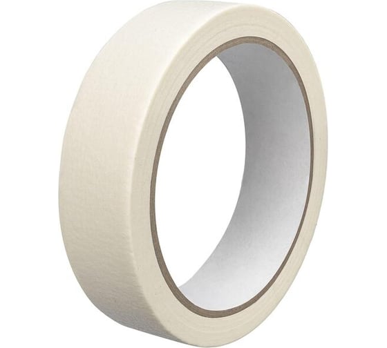 Изображение товара Малярная клейкая лента ООО Комус 25 мм, 25 м, белая 1798770