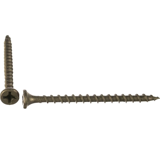 Изображение товара Оксидированный саморез гипсокартон/дерево КрепСтройГрупп 3,5х55, 150 шт. 145293