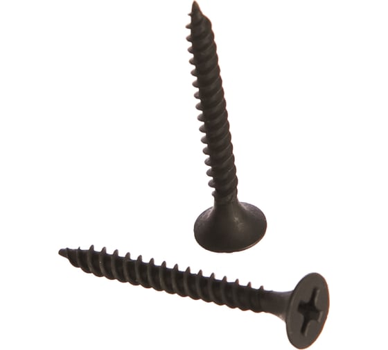 Изображение товара Оксидированный саморез гипсокартон/металл КрепСтройГрупп 3,5х32, 400 шт. 145305