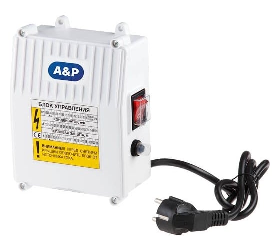 Изображение товара Коробка управления для насоса AGELESS 0.33HP A&P AP01CB01