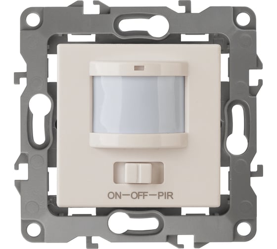 Изображение товара 3-проводной датчик движения ЭРА 12-4104-02 180-240В, 400Вт, IP20, слоновая кость Б0031262
