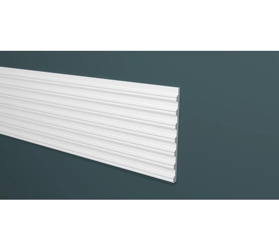 Изображение товара Стеновая ударопрочная влагостойкая панель под покраску Decor-Dizayn 220x13x3000 мм DD922(3m)